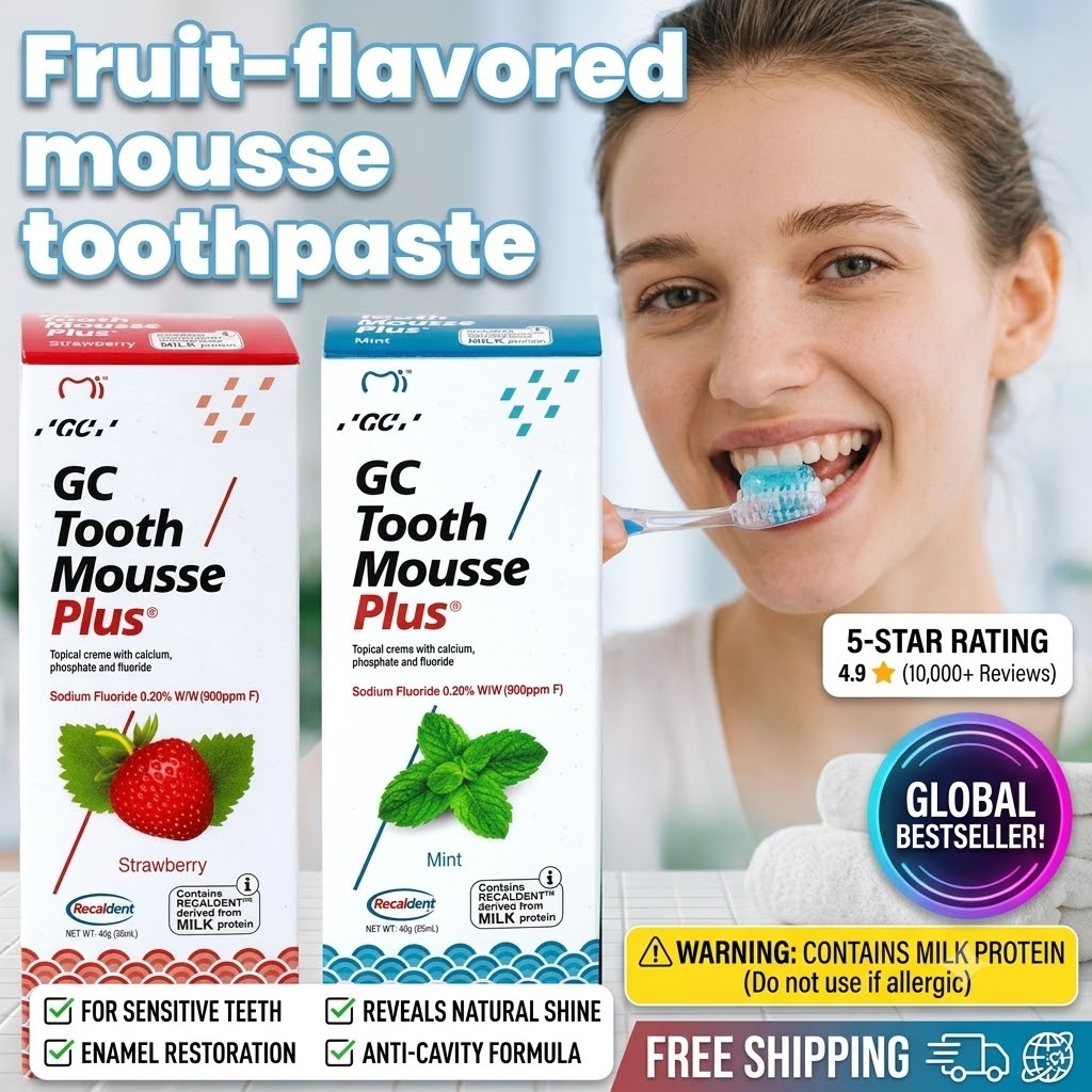 Teeth Whitening Cream - 50g GC Meyve Aromalı Mus Diş