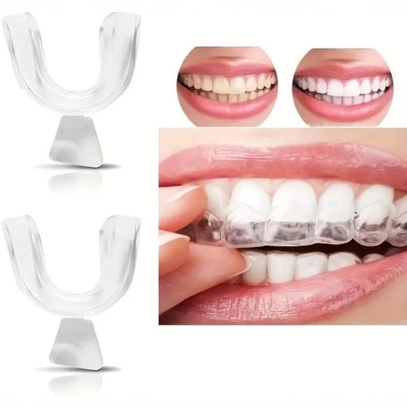 Teeth Whitening Mouth Guard - 4 adet/kutu Diş Sıkma Önleyici Kalıplanabilir