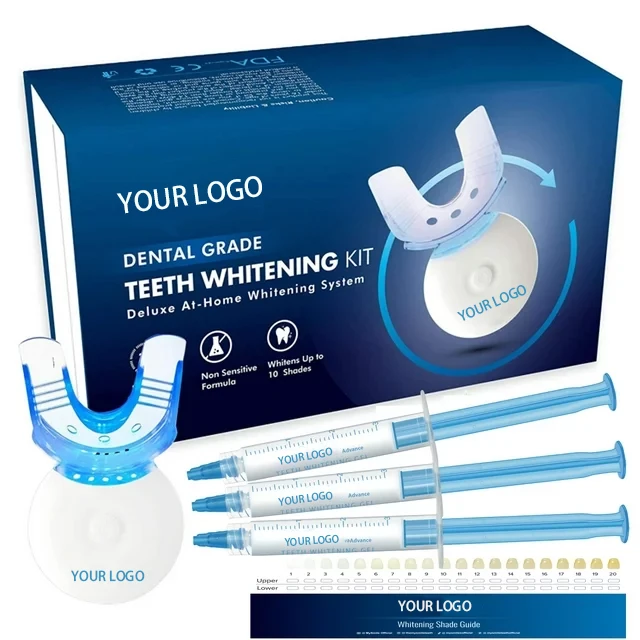 Teeth Whitening Kit At Home - Yüksek Kaliteli Temizlik Seti Kablosuz Beyazlatma