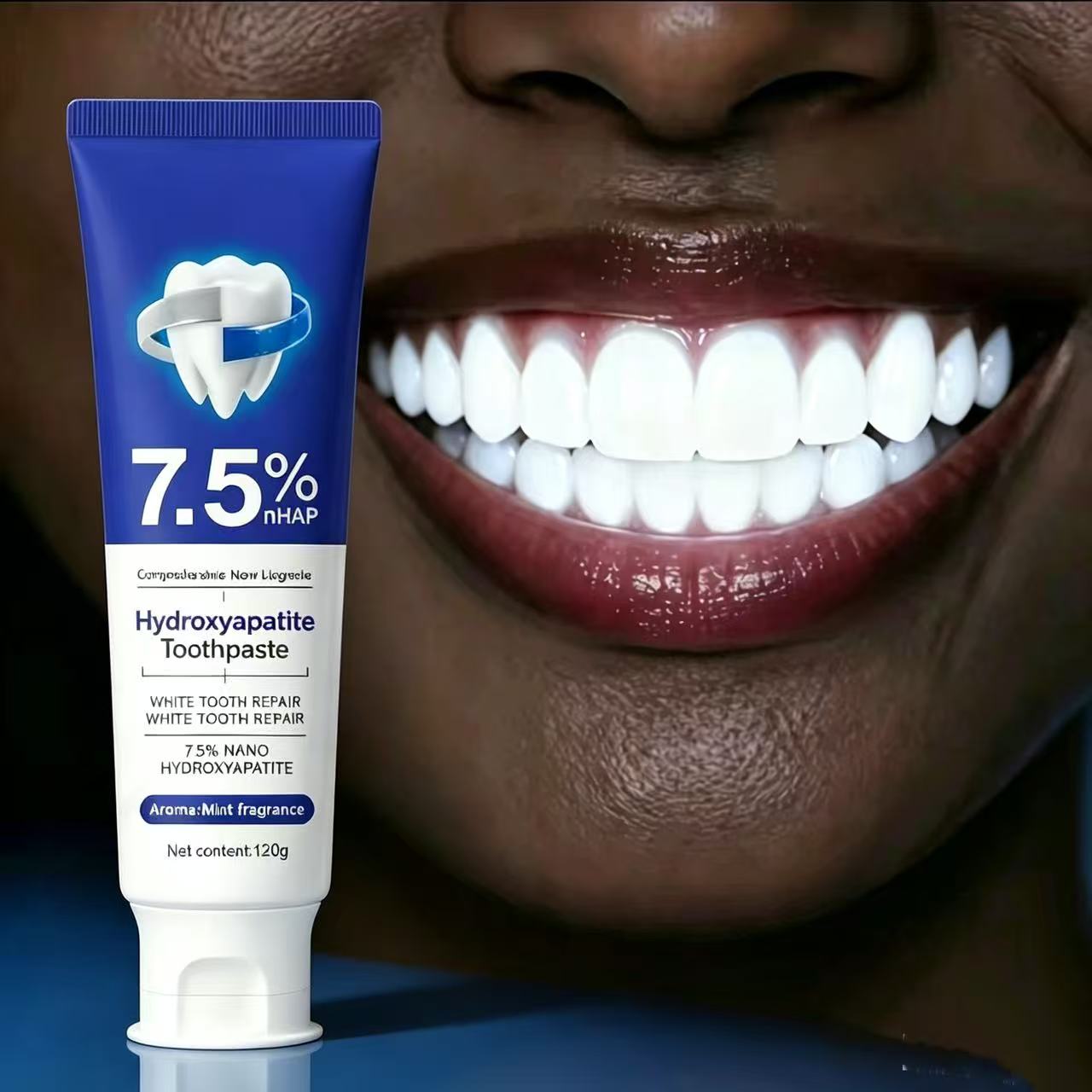 Teeth Whitening Toothpaste - %7,5 Nano Hidroksiapatit Diş Macunu Kahve