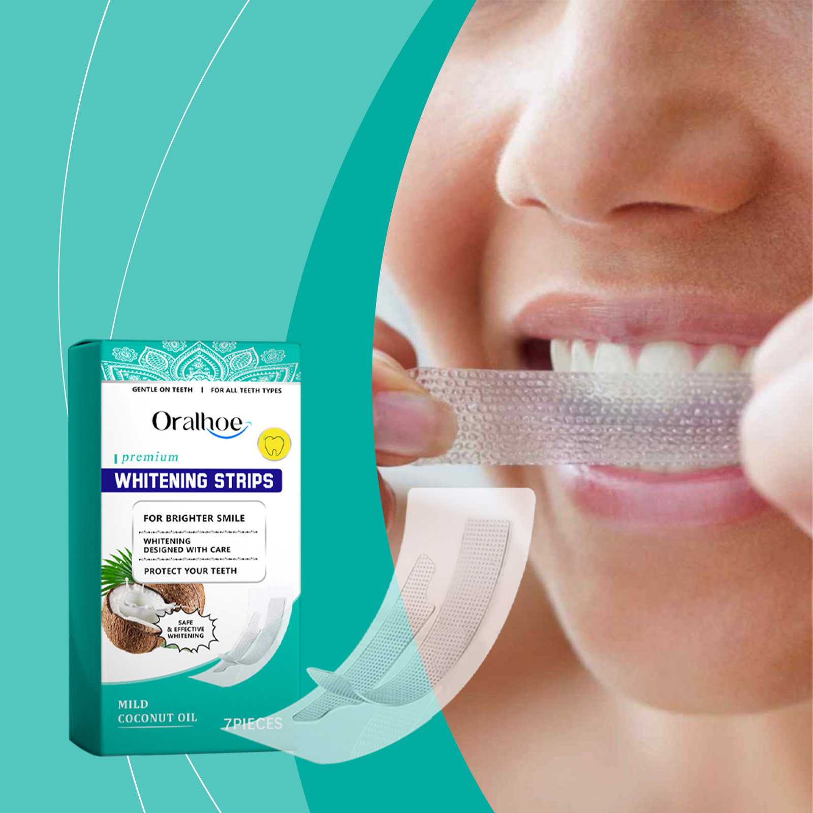 Teeth Whitening Opalescence - Diş Beyazlatma Şeritleri Diş Lekelerini Giderir