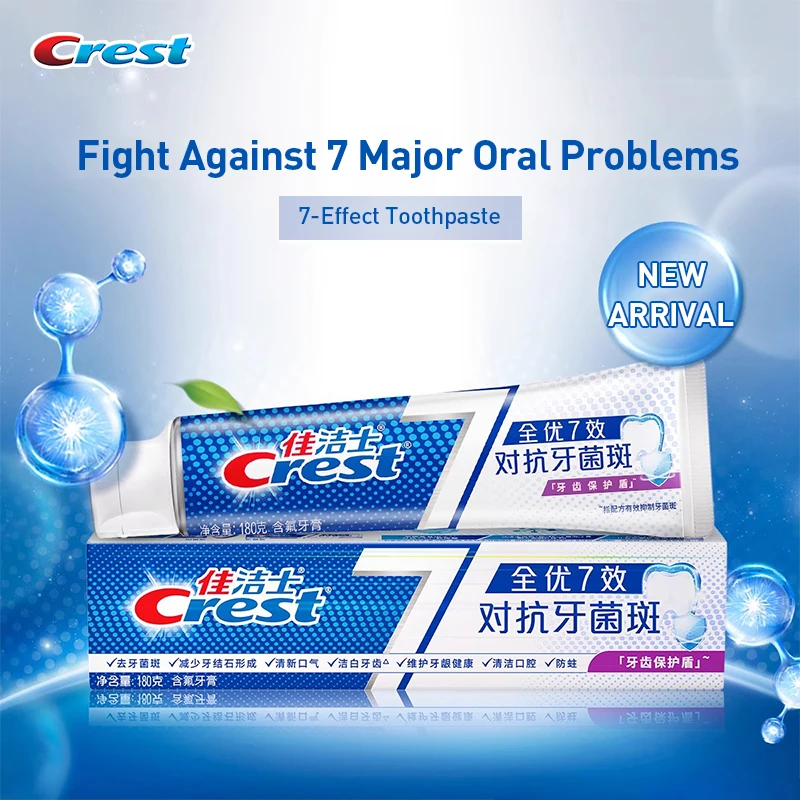 Teeth Whitening Effects - Crest 7 Effects Diş Macunu Dişleri