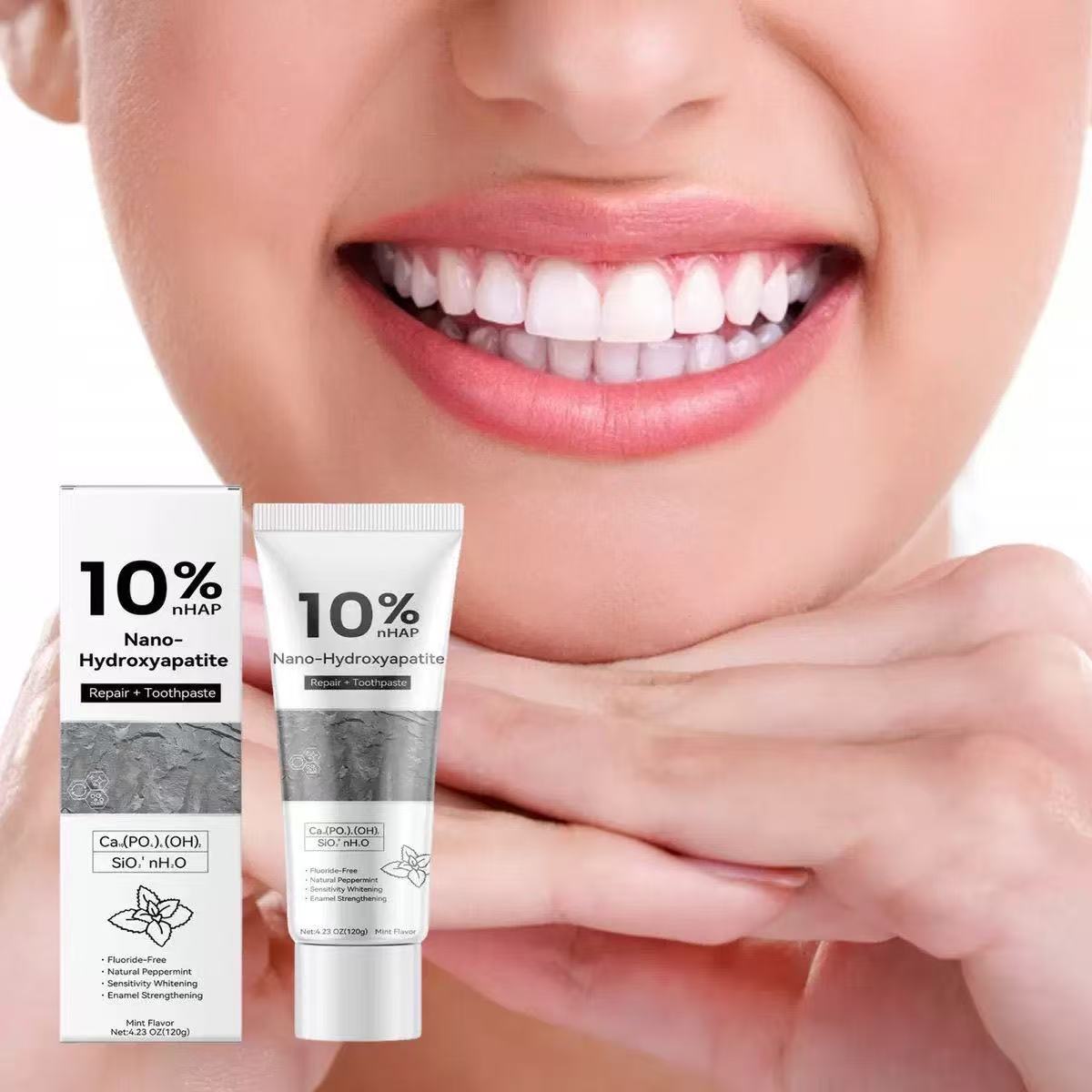 Teeth Whitening Cream - %10 Nano Hidroksiapatit Beyazlatıcı ve Leke