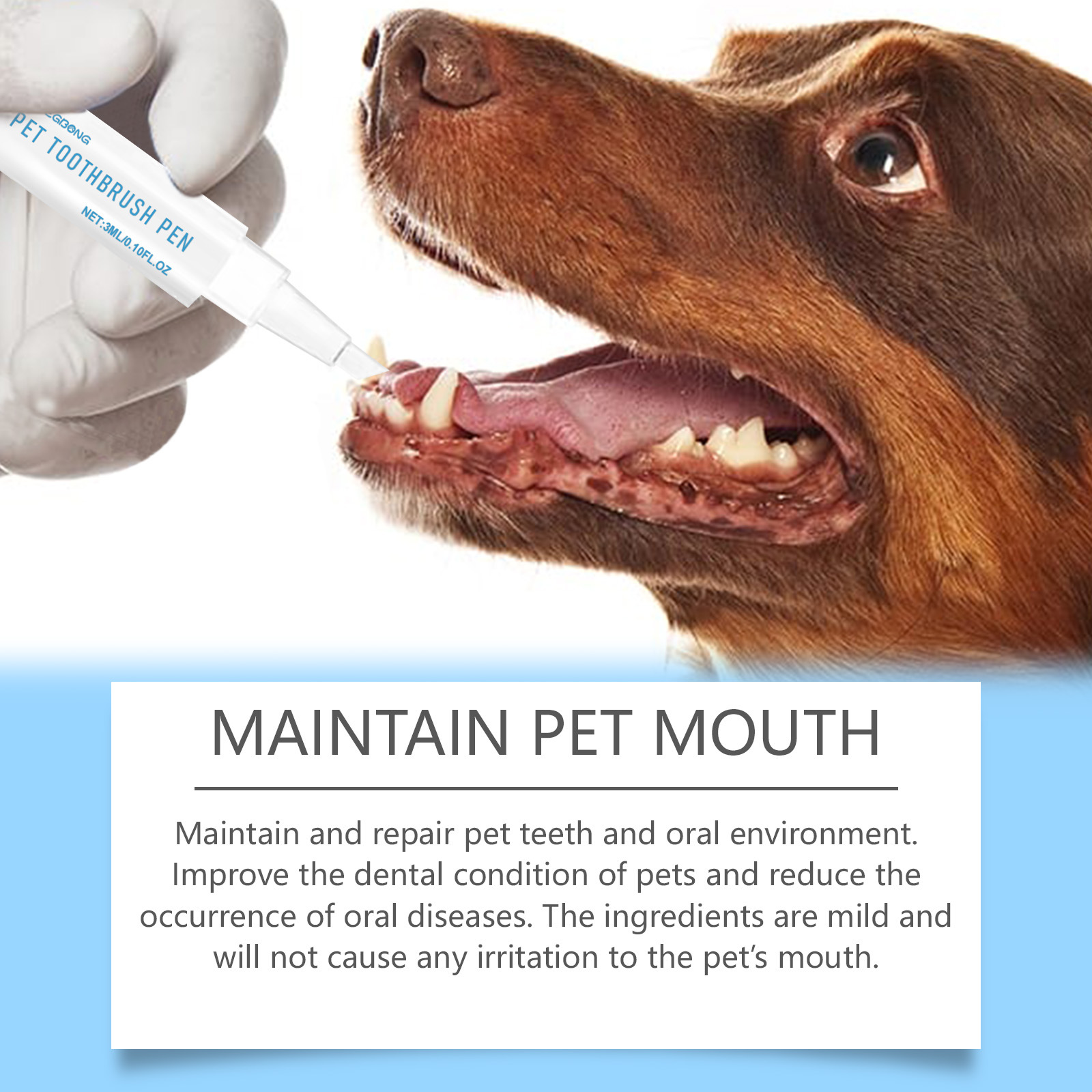 Köpekler ve kediler için ağız  - Teeth Whitening Cream incelemesi ve fiyatı
