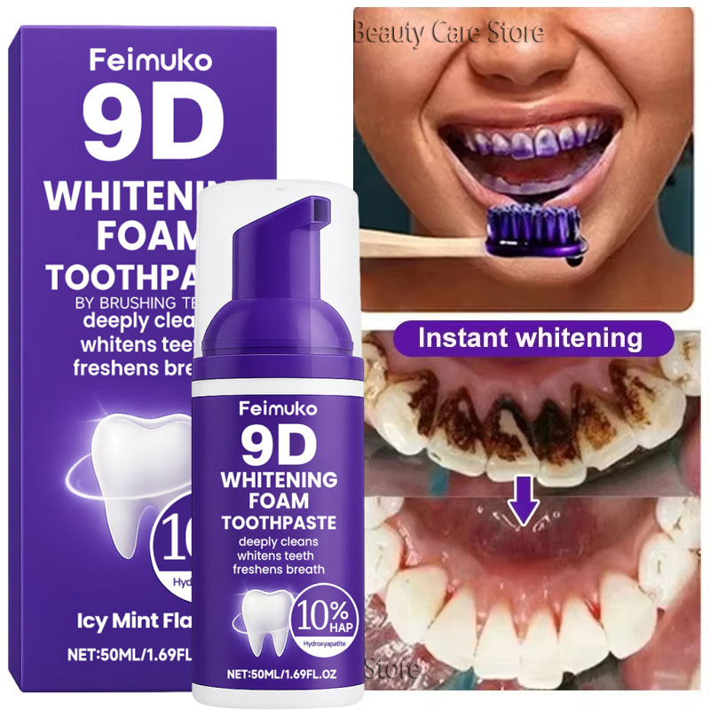 9D Mor Diş Beyazlatıcı Diş Mac - Teeth Whitening Cream incelemesi ve fiyatı