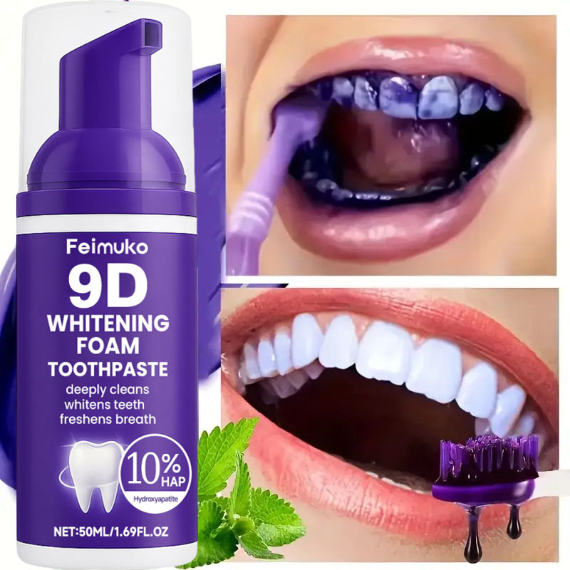 9D Mor Diş Beyazlatıcı Diş Mac - Teeth Whitening Cream incelemesi ve fiyatı