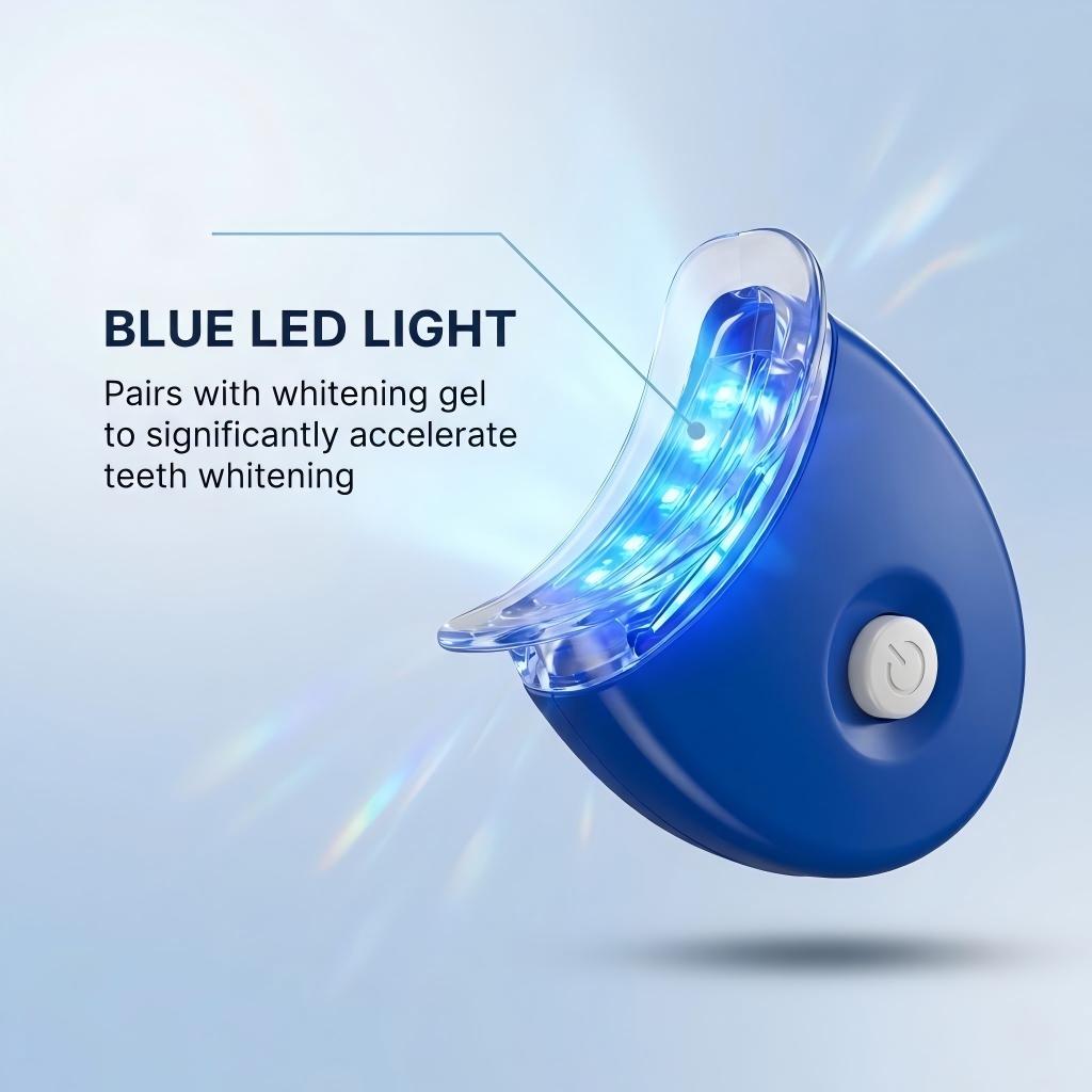 Kablosuz Soğuk LED Mavi Işık D - Teeth Whitening Kit At Home incelemesi ve fiyatı