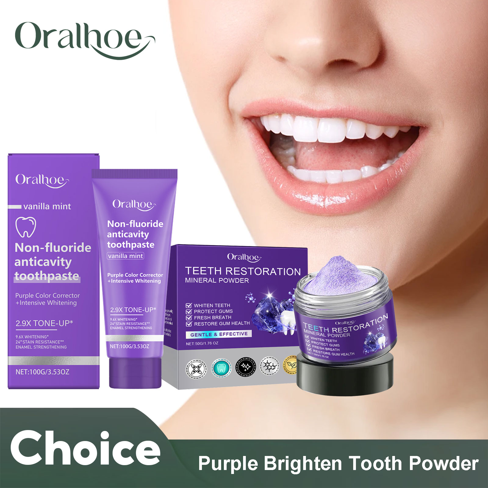 Teeth Restoration Mineral Powd - Teeth Whitening Essence incelemesi ve fiyatı