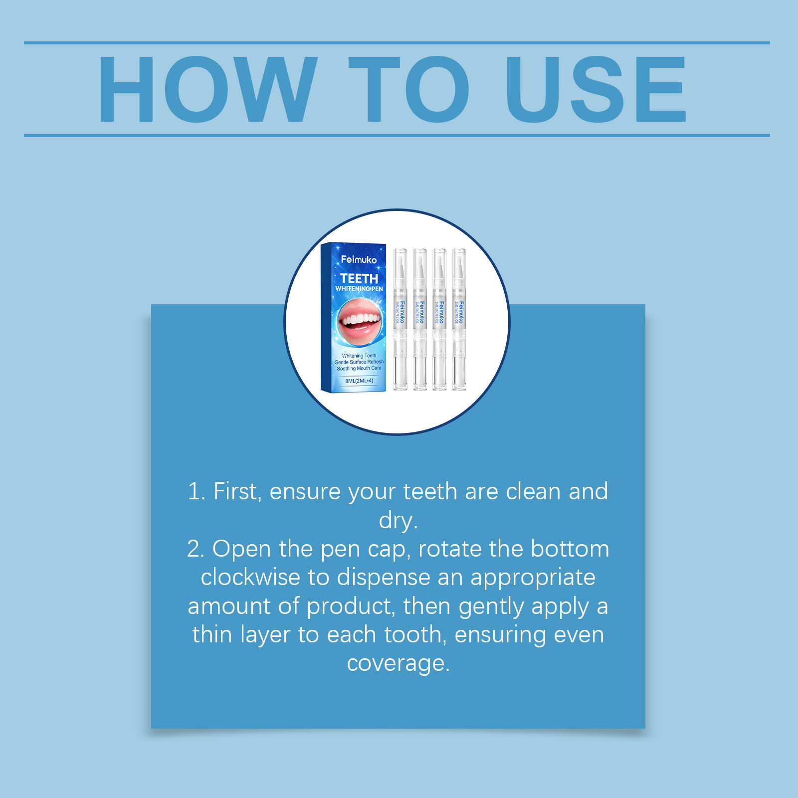 Feimuko Diş Beyazlatma Kalemi  - Teeth Whitening Kit At Home incelemesi ve fiyatı