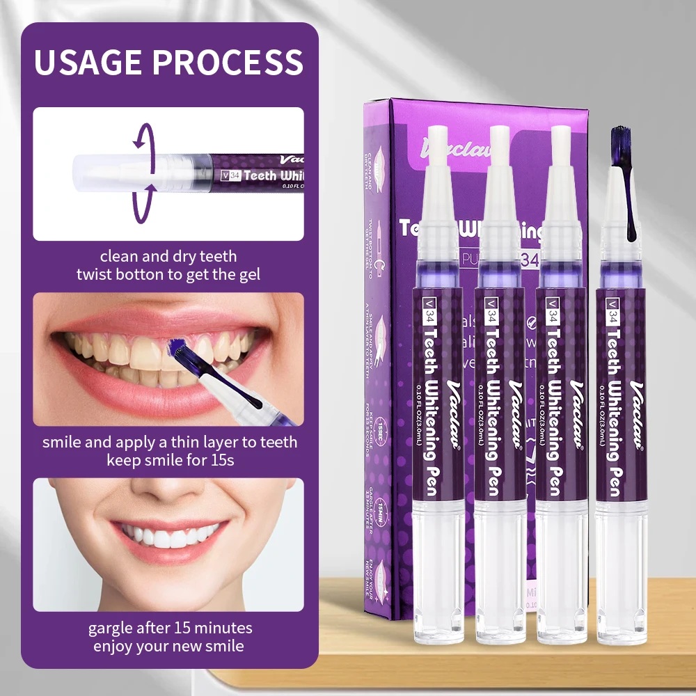 Vaclav V34 Mor diş beyazlatma  - Teeth Whitening Essence incelemesi ve fiyatı